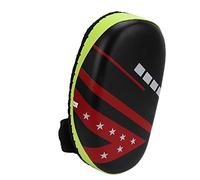 Cible de pied de boxe en arc en PU, coussin de frappe à forte résistance à la traction, récipient intérieur anti-éclatement épaississant pour Taekwondo Muay Thai, équipement de (Vert/simple)