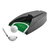 Cible de putter de golf - Dispositif en résine synthétique, système électrique de trous rebondissants, dispositif léger à retour automatique | Tâche verte pour tapis de garage, salon, tapis d'herbe