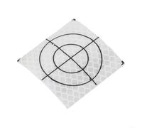 Cible De Réflexion Pour Station Totale 100, Autocollants Réfléchissants | En Acrylique Argenté 20 À 60Mm Avec Pour Croix De Précision Pour Topographie, Surveillance De Ponts Et Tunnels