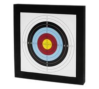 Cible de tir à l'arc, arbalète, chasse, professionnel, tapis de capture de flèches, en mousse EVA, 50 x 50 x 5 cm, avec 10 papiers cibles et 4 aiguilles cibles, pour tir à l'arc