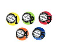 Cible de tir en caoutchouc Spalding (x5) Multicolore TU