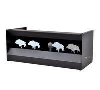 Cible De Tir Magnétique Réceptacle À Plombs 4+1 Cibles Design Sanglier