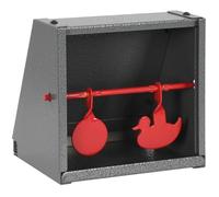 vidaXL Cible de tir 2 cibles Design Round et Canard – Acier pour carabines et pistolets à air
