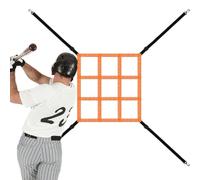 Cible de zone de frappe, zone de frappe réglable | Filet d'entraînement de baseball pour frapper, frapper et attraper, sangle de fixation