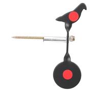 Cible D'entraînement à Suspendre pour Tir à l'arc, Alliage Noir | Fixation Arbre, Rangement Facile, pour Flèches ou Plombs, Usage Extérieur au Stand