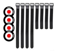 Cible d'entraînement de football pour une meilleure cohérence avec construction TPE ABS et flexibilité de montage de poteau de but (lot de 4)