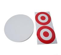 Cible en mousse de qualité supérieure pour l'entraînement des flèches (blanc)