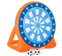Bestway Cible de fléchettes gonflable - Centre de jeu avec balles - Bleu +6 ans Enfants