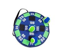 Cible Gonflable Velcro 36 Cm Avec 3 Balles Scratch Auto Agrippante - Jeu D'adresse Et Tir Enfant - Set Flechettes Plein Air Et Carte