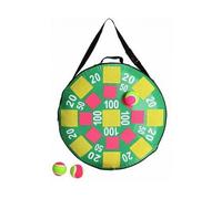 Cible Gonflable Velcro 50 Cm Avec 3 Balles Scratch - Jeu De Tir Enfant - Plein Air, Exterieur