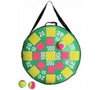 Cible gonflable velcro 50 cm avec 3 balles scratch - jeu de tir enfant - plein air exterieur