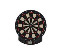 HomCom Cible de fléchettes électronique 26 jeux 185 variations 8 joueurs LCD plastique noir