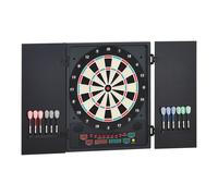 Cible jeu de fléchettes électronique refermable 27 jeux 8 joueurs