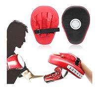 Cible Kick Boxing Pads Mitaines Boxe en Cuir Bouclier Courbe Cuir Bouclier Courbe Boxing Pad Cible Boxe Martial Arts Kickboxing Plaquettes pour Boxe MMA Incurvé Muay Thai Pao Frappe Entraînement