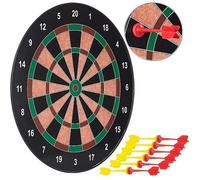 Cible magnétique - PLAYTASTIC - Ø 40 cm - 12 fléchettes - Rouge - Jaune