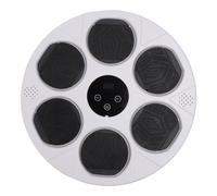 Cible Murale de Boxe en Mousse à Haute élasticité avec Une Expérience Musicale Immersive pour Les Amateurs de Boxe et Les Amateurs d'exercice (White)
