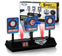 Cible pour Nerf, Cible de Score Sonore avec Réinitialisation Automatique, Jeu de Tir Compatible avec Nerf N-Strike Elite/Mega/Rival Series pour Garçons