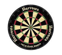 Cible Traditionnelle Harrows Let's play darts + 6 Flechettes-16