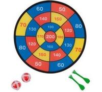 Cible velcro 29 cm avec balles et fléchettes enfant G