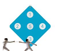 Cibles D' - D'entraînement Murale pour Les Pratiques du Sabre, Équipement Auxiliaire avec Cinq Yeux De | Amélioration des Compétences pour L'entraînement À L', L'améliorati