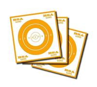 Cibles de compétition Orange | Cible de compétition pour Le tir de précision (plinking) Sportif pour carabines, fusils ou Pistolets à plombs. Quantité 100 unités.