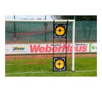 Cibles de football ajustables Powershot (x2) Noir TU Unisex