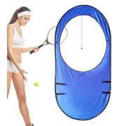 Cibles d'entraînement de tennis - Autoportant, système de tapis, tissu de zone de visée visuelle, structure de poteau à effondrement rapide, aide à l'amélioration de la précision du swing | Ensemble