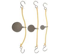Cibles D'entraînement Suspendues Lot de Set en Acier Inoxydable | Diamètres 2, 5/3/4cm, pour Arcs et Flèches, Usage Extérieur, à Accrocher Arbre