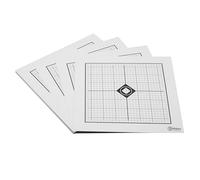 Cibles MOA Target - 26 x 26 cm - Carton 250 g/m² - Idéal pour le tir pour les tireurs sportifs - 1/4 MOA sur 100 m (100 pièces)