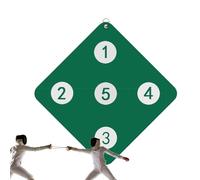Cibles pour clôtures | Pratique de d' Murale | Jeux d'équipement auxiliaire avec Cinq Bulls-Eye, Outil d'amélioration des compétences pour l'amélioration du