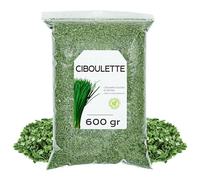 Ciboulette Séchée 600 gr - Feuilles de Ciboulette - Ciboulette Hachée - Ciboulette en Vrac (600 gr)