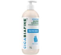CicaBiafine Douche Baume Surgras Nourrissant Peaux Très Sèches Flacon Pompe 1l