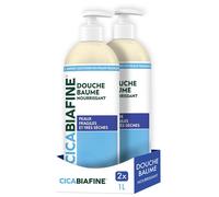 Cicabiafine Baume Douche Surgras Nourrissant Peaux très sèches 1L 2x1000 ml
