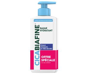 Cicabiafine Baume Hydratant Peaux Fragiles Et Très Sèches 2x400ml