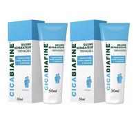 Cicabiafine Baume Réparateur Crevasses pour Mains & Pieds 50 ml 2x50