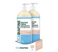 Cicabiafine Crème Douche Anti-Irritations Peaux très sèches 1L 2x1000 ml