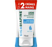 Cicabiafine Crème Mains Réparatrice Soin Intense Peaux Sèches Tubes 2x75ml