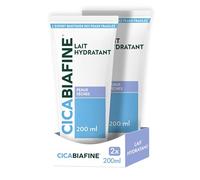 Cicabiafine - Lait Hydratant (lot de 2 tubes de 200 ml) - Soin quotidien pour peaux sèches et sensibles - Lait corps absorption rapide à la glycérine, panthénol et acide hyaluronique