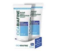Cicabiafine ¿ Lot De 2 Baumes Multi-Réparateur Apaisant (Tube De 100 Ml) ¿ Baume Hydratant Pour Peaux Fragilisées Ou À Cicatrice