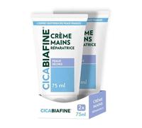 Cicabiafine - Lot De 2 Crèmes Mains Réparatrice (Tube De 75 Ml) ¿ Crème Pour Les Mains Pour Hydrater Et Réparer Intensément Les
