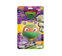 CICABOOM Elastikorps Heropop - Figurine Extensible Tortues Ninja TMNT 10 cm, Michelangelo, Orange