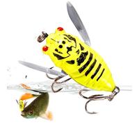Cicada Fishing Lure Hard Bait with 3D Holographic Eyes