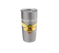 Cicada I Woke Up Like This Franz Kafka Insectes Beetle Bugs Gobelet isotherme en acier inoxydable double paroi