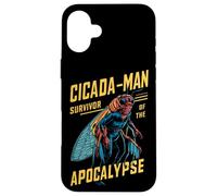 Cicada-Man, survivant de l'Apocalypse, héros de Bande dessinée Cicada Coque pour iPhone 16 Plus