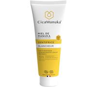 CicaManuka - Dentifrice blancheur au miel de Manuka IAA15+ Maintient l'éclat des dents Certifié Bio 75ml