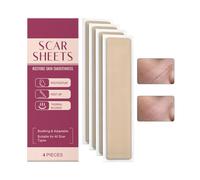 Cicatrices | 4 Réutilisables pour le Corps,Bandes pour Brûlures et Plaies Soin Réparation Quotidien Nuit Femmes Hommes