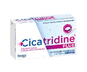 Cicatridine Plus Ovules Vaginaux Hydratant Vaginal à Action Rapide et Intensive 10 unités