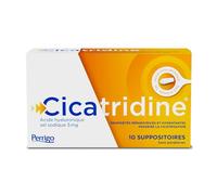 Cicatridine - Suppositoires - favorise la cicatrisation anale - Hémorroïdes - Acide Hyaluronique Sel Sodique 5mg - Dispositif médical - 10 suppositoires