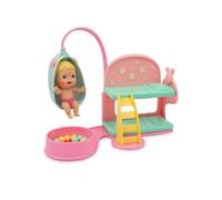 Cicciobello Amicicci, Bébé avec Chambre Dream Time, Idéale pour Le Dodo, 1 Amicicci Fille et des Accessoires, Jouet pour Enfants dès 3 Ans, GIOCHI PREZIOSI, CC034