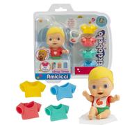Cicciobello Amicicci Dress Time, Con 4 Extra Outfit Colorati E Bavaglino